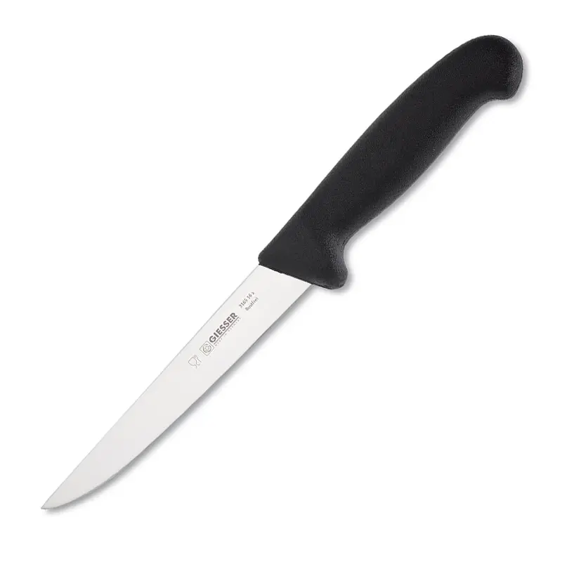 Couteau à désosser Giesser 3165, lame de 16 cm, noir