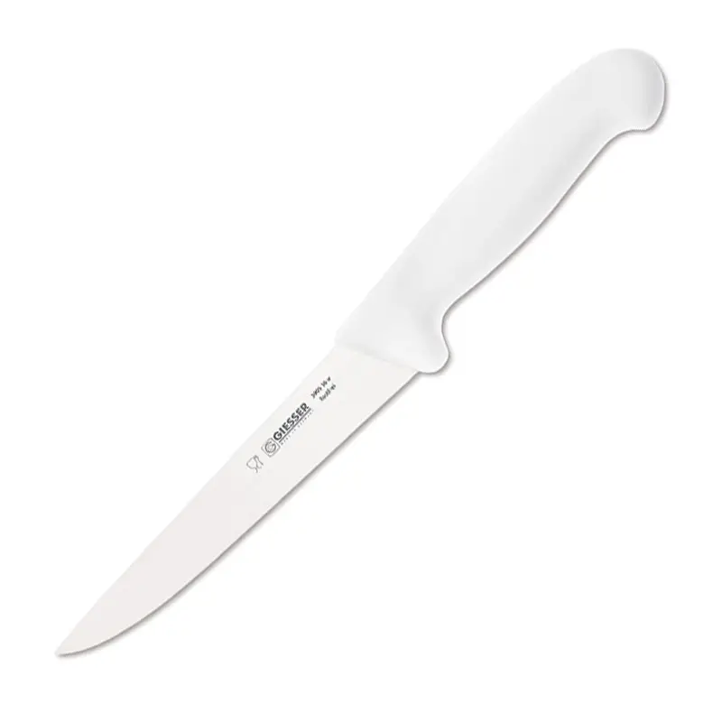 Couteau à lame Giesser 3005, lame de 16 cm, blanc