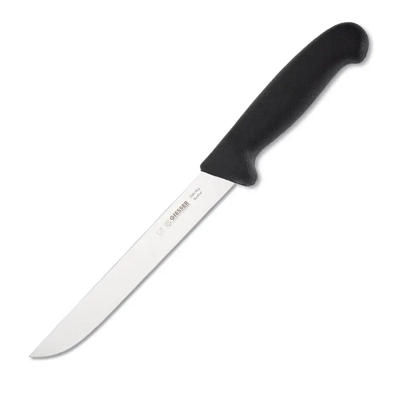 Giesser 3165 boning knife 18 cm blade black