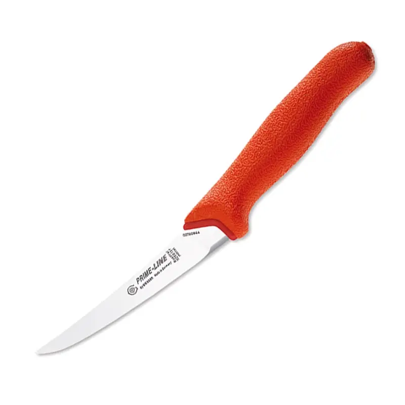 Couteau à désosser flexible Giesser PrimeLine 11250 - 13 cm rouge