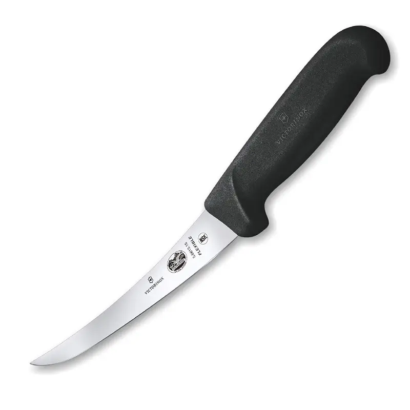 Couteau à désosser Victorinox Fibrox 5.6613.12, lame flexible, 12 cm, noir