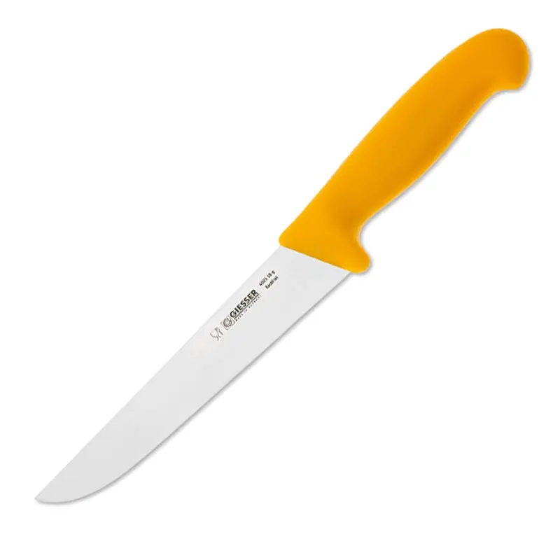 Giesser 4025-18 butcher's knife 18 cm blade yellow