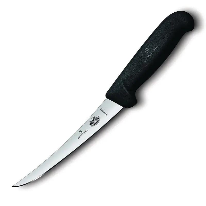 Victorinox Fibrox 5.6613.15 uitbeenmes flexibel lemmet 15 cm zwart