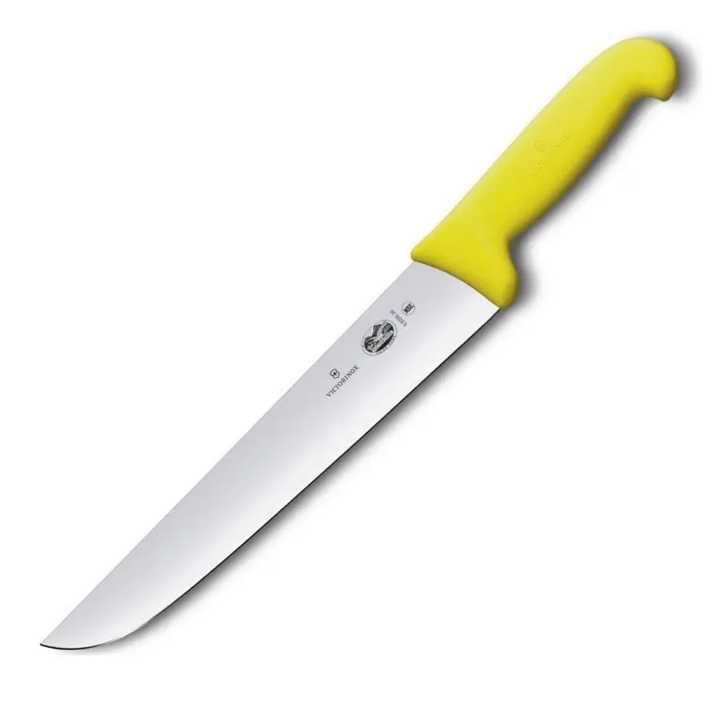 Couteau utilitaire Victorinox Fibrox 5.5208.20, lame de 20 cm, jaune