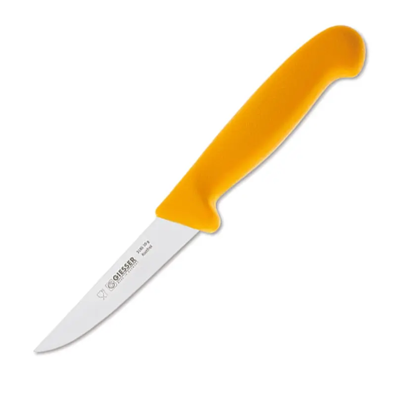 Couteau de volailler Giesser 3185-10, lame de 10 cm, jaune