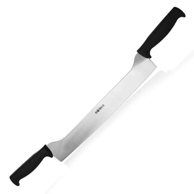 Couteau professionnel Boska à double poignée noir 330 mm