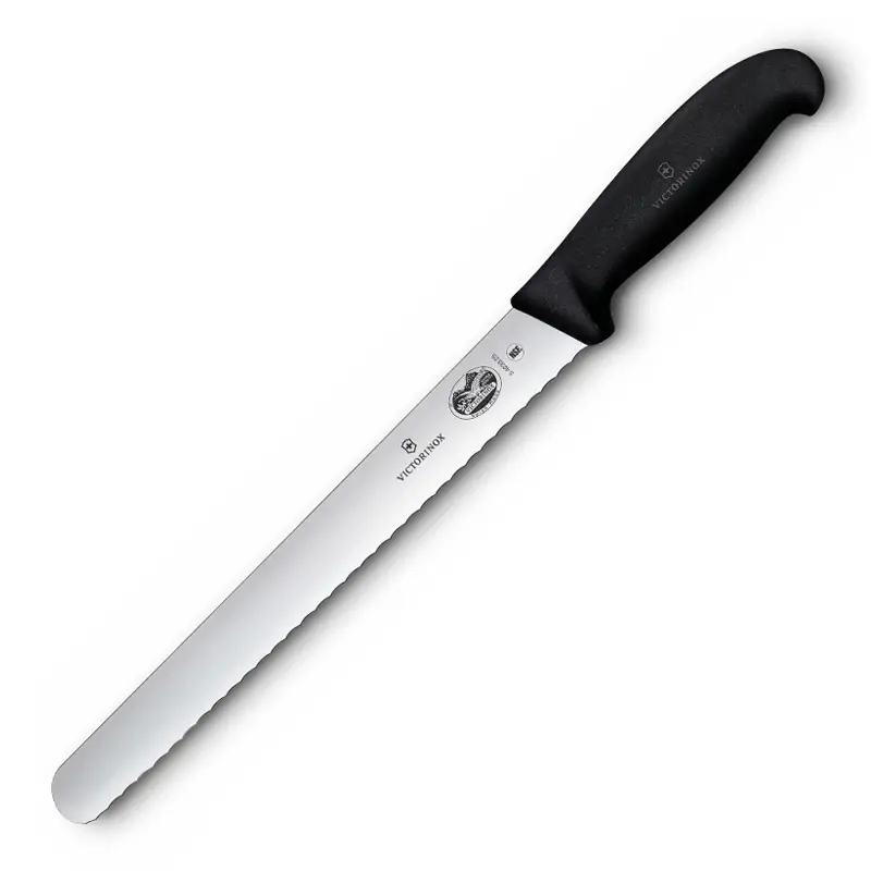 Victorinox Fibrox 5.4233.25 bread knife serrated blade 25 cm black