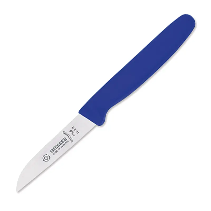 Couteau à légumes Giesser 8305 sp, lame de 8 cm, bleu