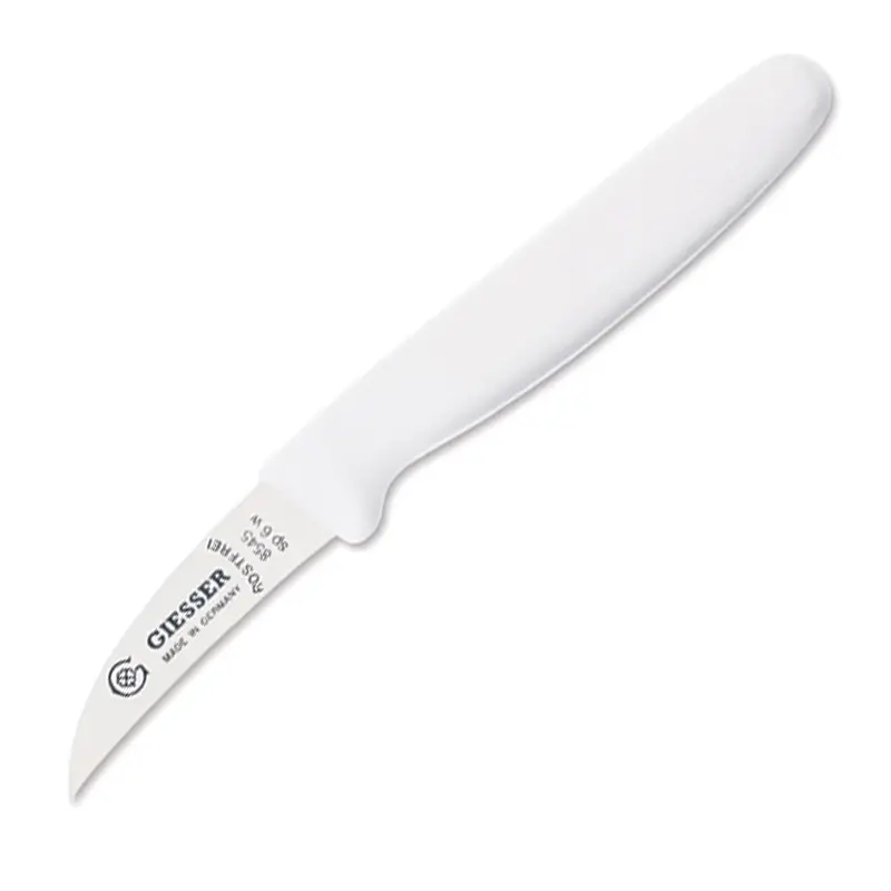 Couteau à tourner Giesser 8545 sp, lame de 6 cm, blanc
