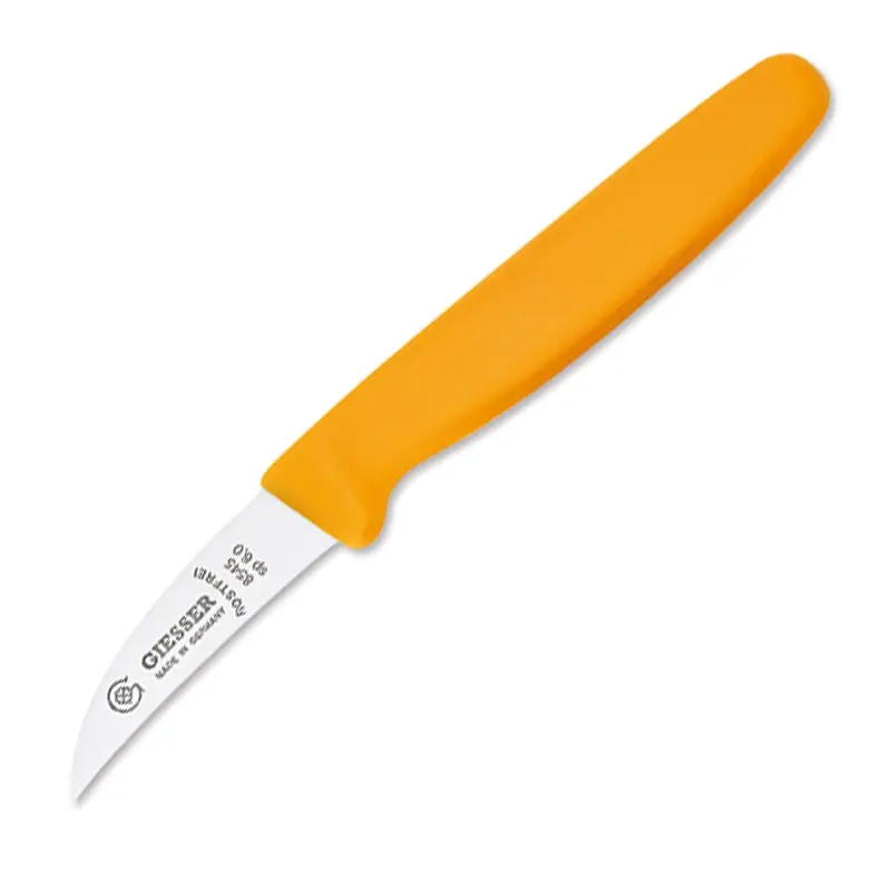 Giesser 8545 sp turning knife, 6 cm blade, yellow