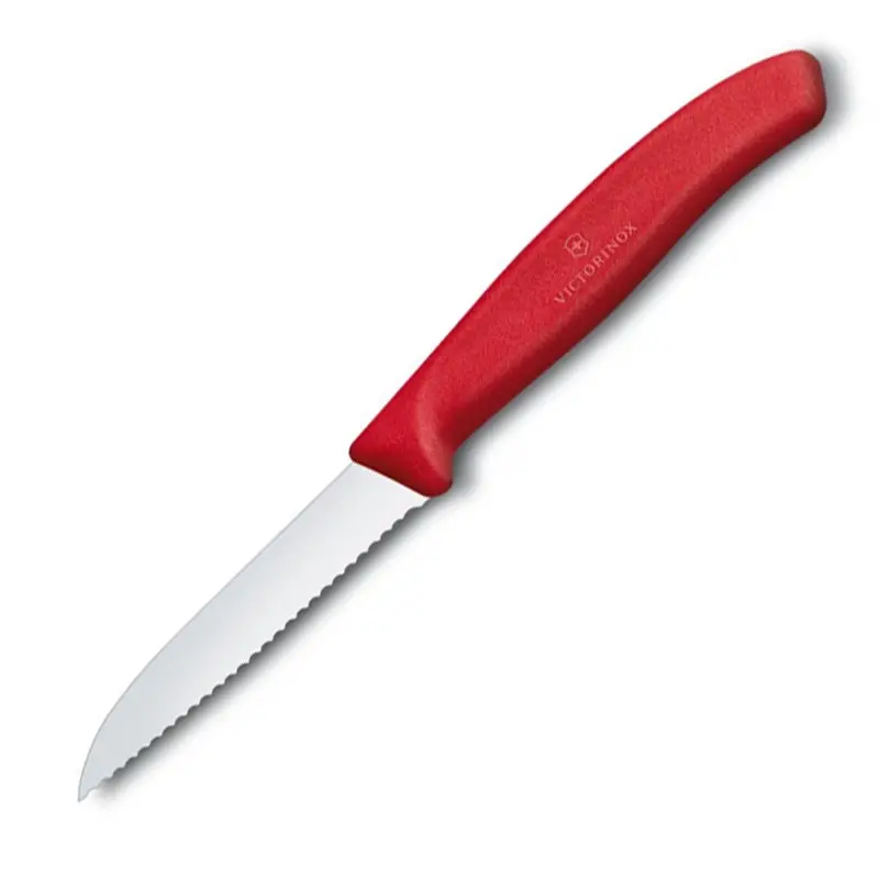 Victorinox 6.7431 serrated vegetable knife 8 cm red