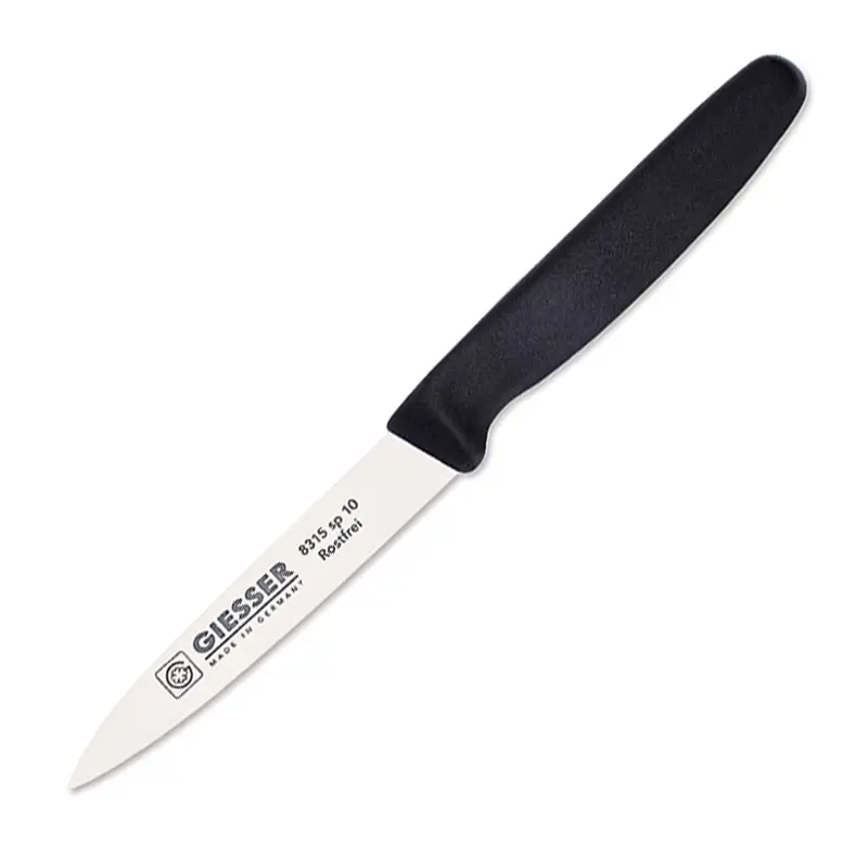 Couteau à légumes Giesser 8315 sp, lame de 10 cm, noir