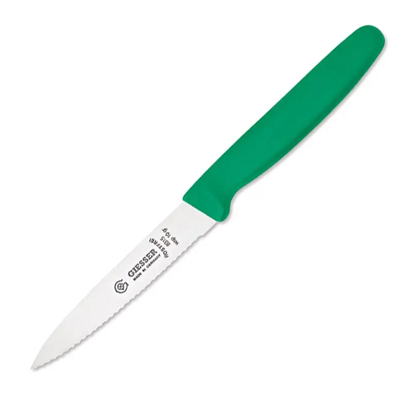 Giesser 8315 wsp serrated vegetable knife 10 10 cm green