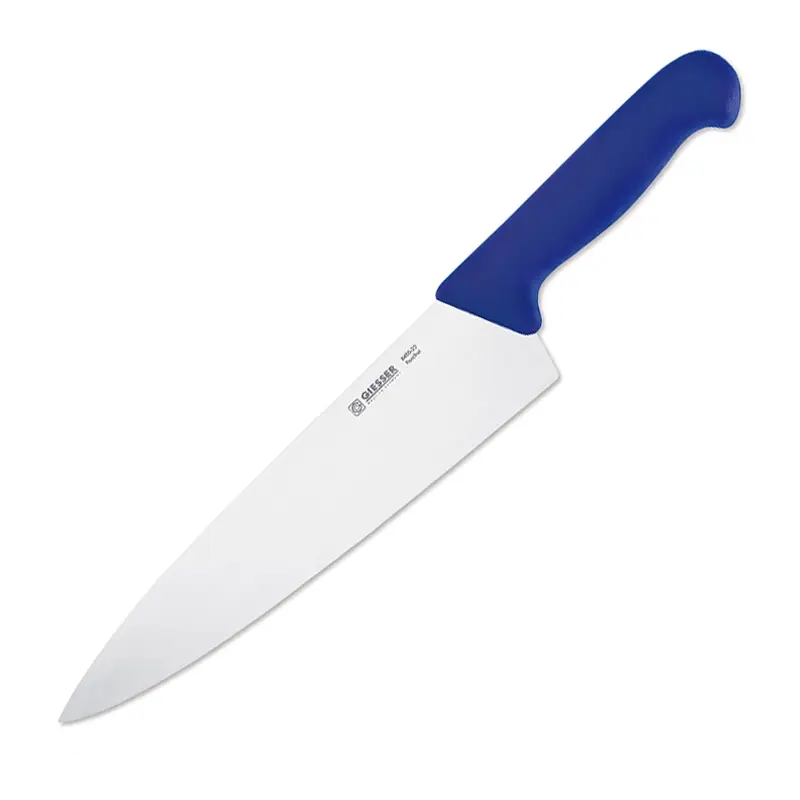 Couteau de chef Giesser 8455, lame de 23 cm, bleu