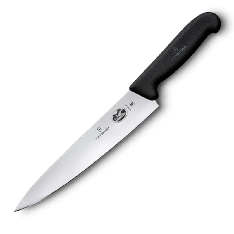 Couteau de chef Victorinox Fibrox 5.2003.19, lame de 19 cm, noir