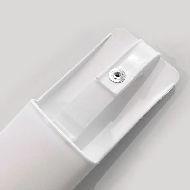White plastic knife holder for 1 knife