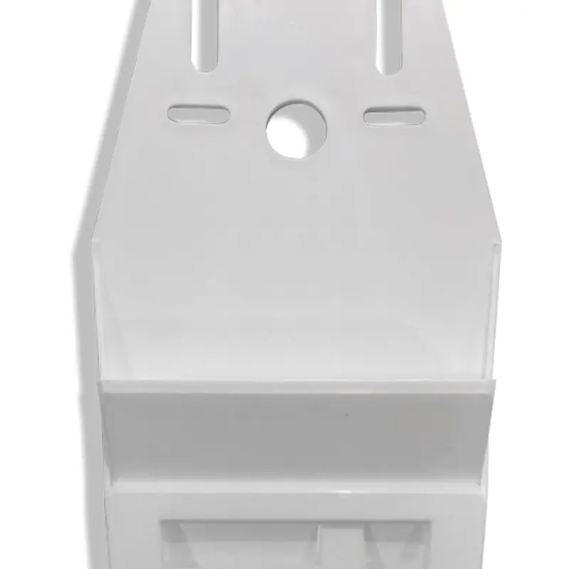 White plastic knife holder for 2-3 knives