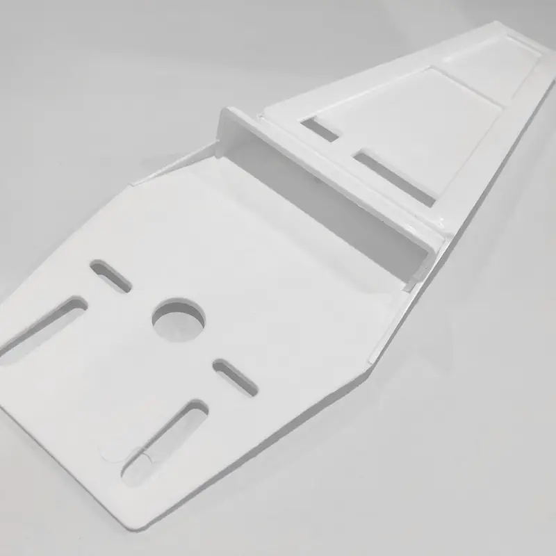 Extra long plastic knife holder for 2-3 knives, white
