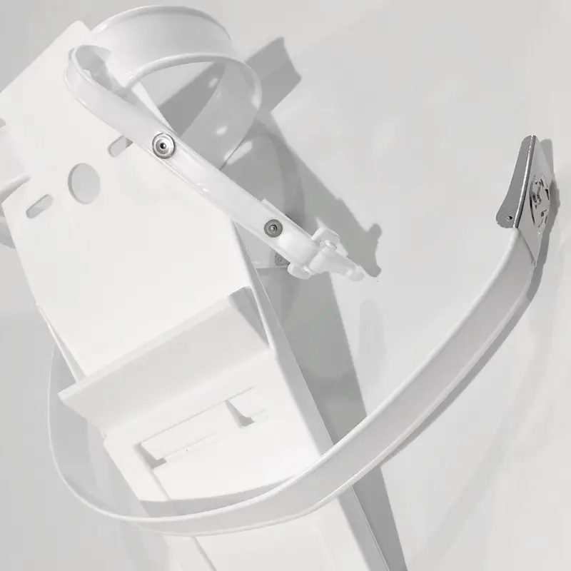 Belt with buckle for plastic knife holders, white
