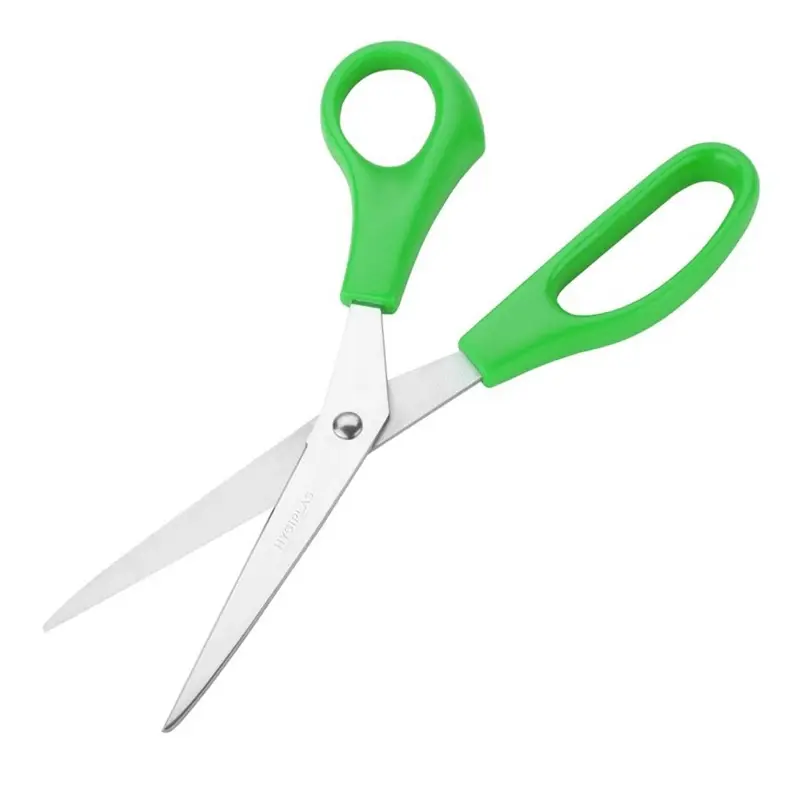 Kitchen scissors stainless steel handle green