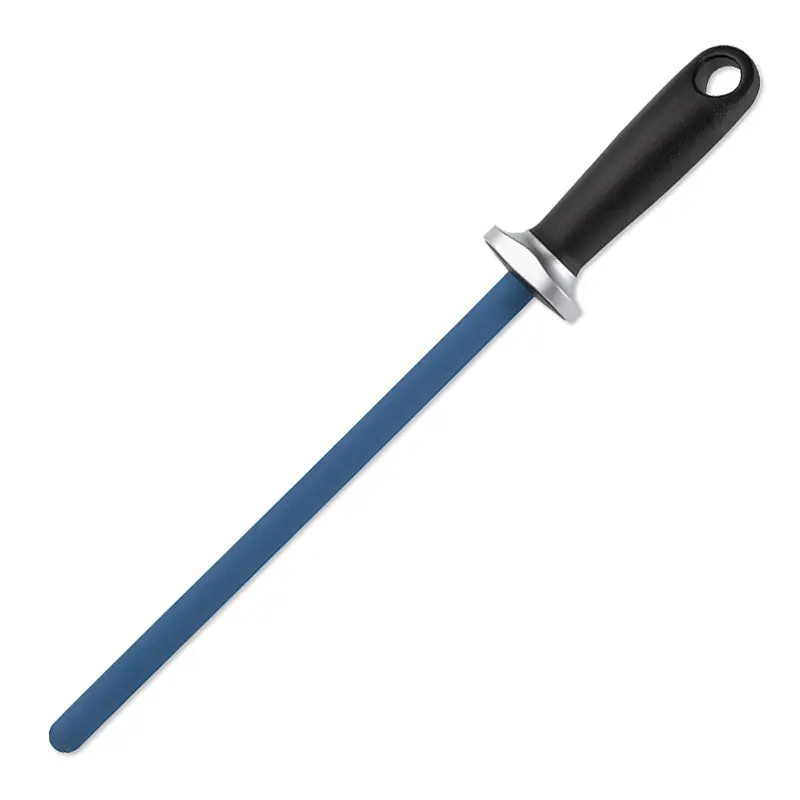Giesser 9940-25 sharpening steel round ceramic 25 cm black