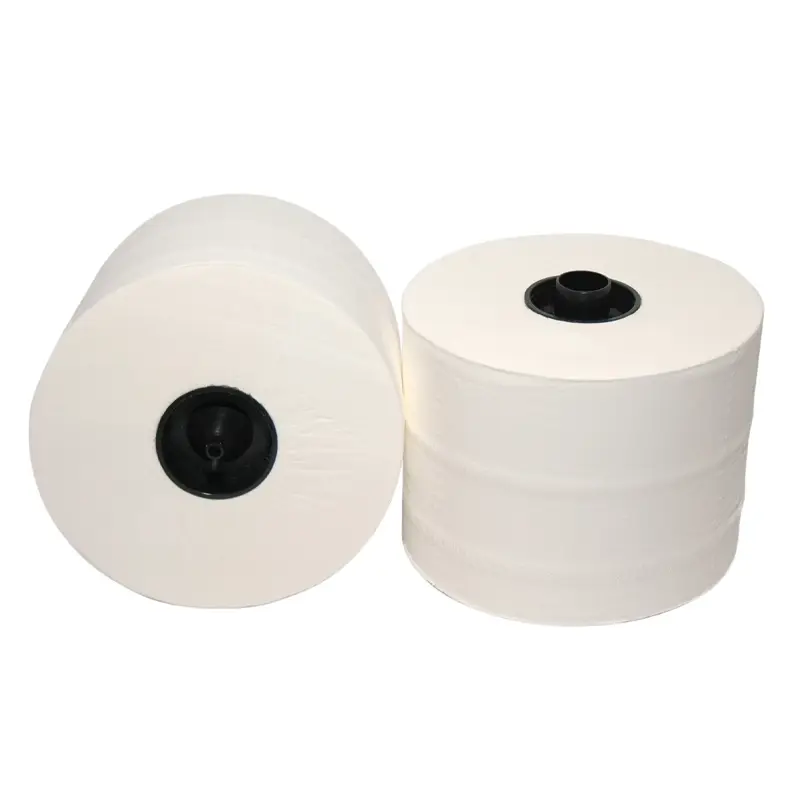Euro Products toiletpapier met dop 3-laags cellulose 65 meter wit