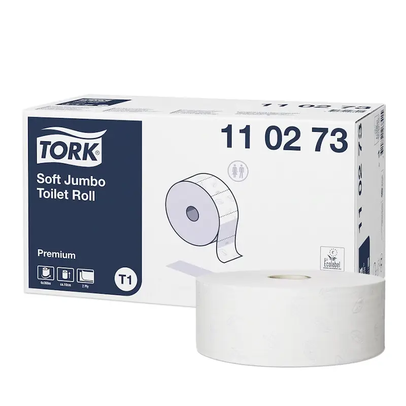 Papier toilette doux Tork Jumbo 2 plis Premium T1 blanc