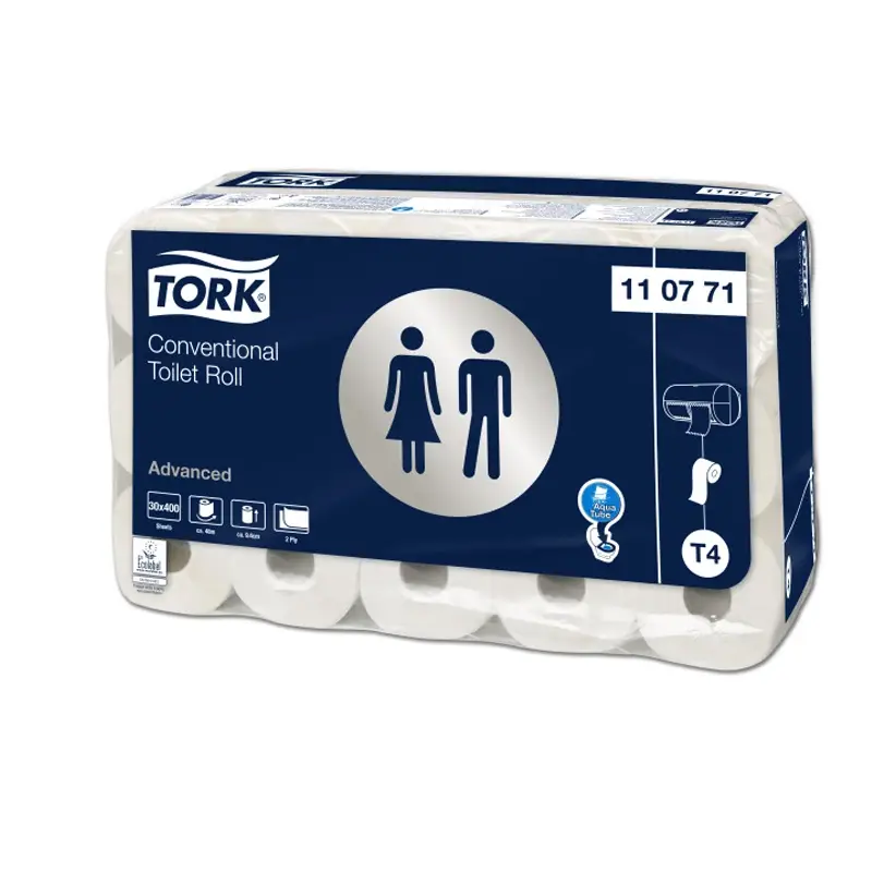 Tork traditioneel toiletpapier 2-laags T4 Advanced wit