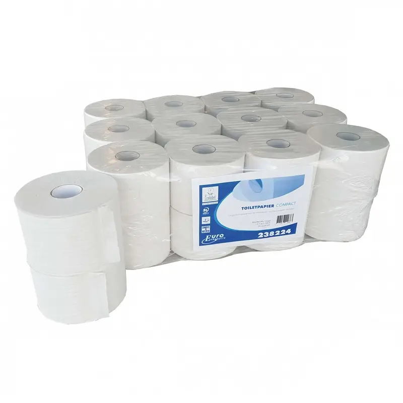 Euro Products toiletpapier compact 2-laags 100 meter wit