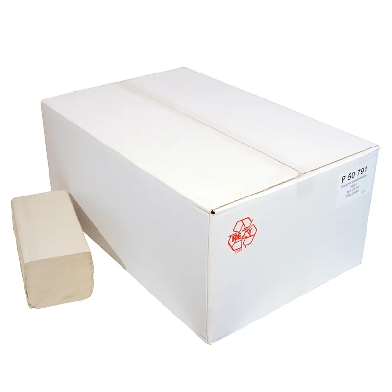 Euro Products Z-fold paper towels 1-ply recycled 230x250 mm white