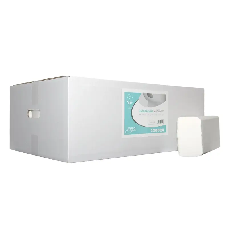 Euro Products towel paper multifold cellulose 2-layer 240x206 mm white