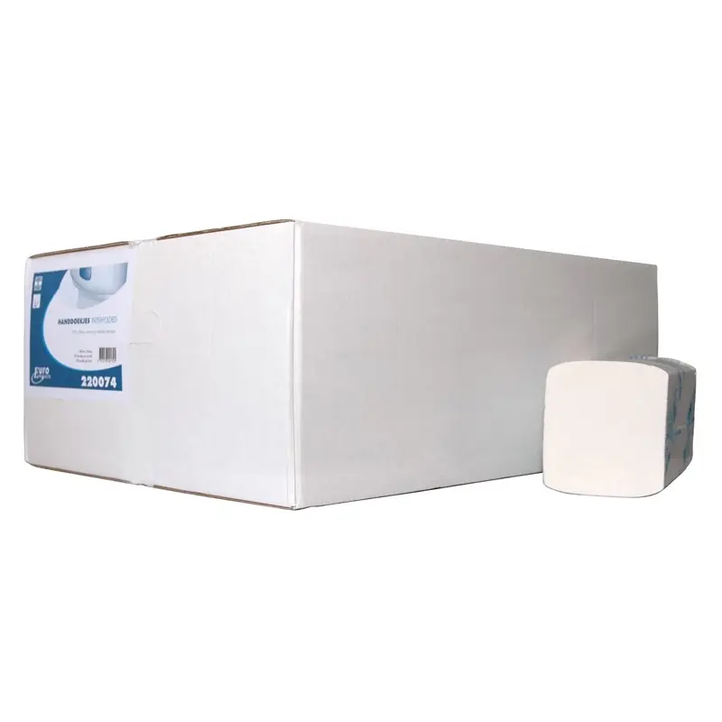Euro Products handdoekpapier interfold cellulose 3-laags 420x220 mm wit