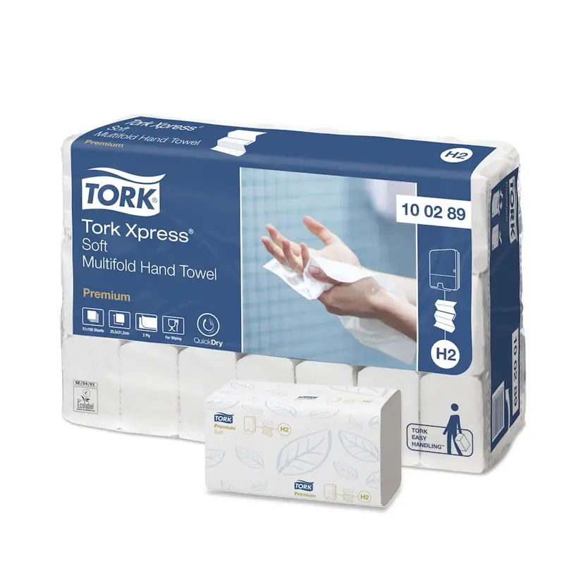Tork Xpress towel paper Multifold 2-layer H2 Premium white