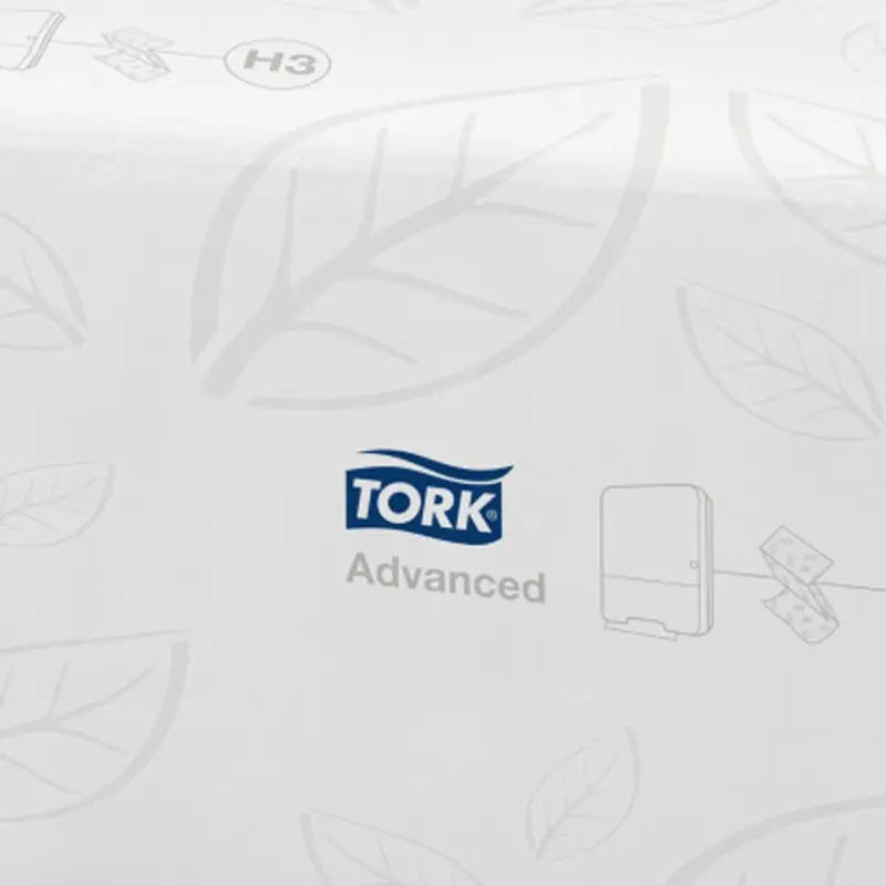 Tork soluble paper towels Z-fold H3 2-ply white