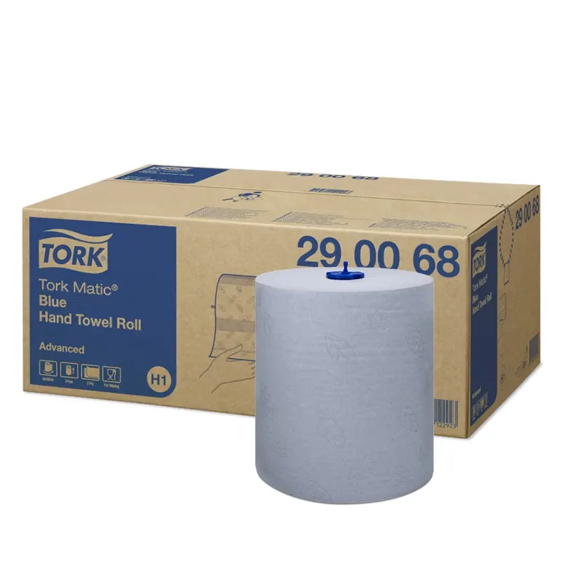 Tork Matic paper towel roll Advanced 2-ply H1 blue
