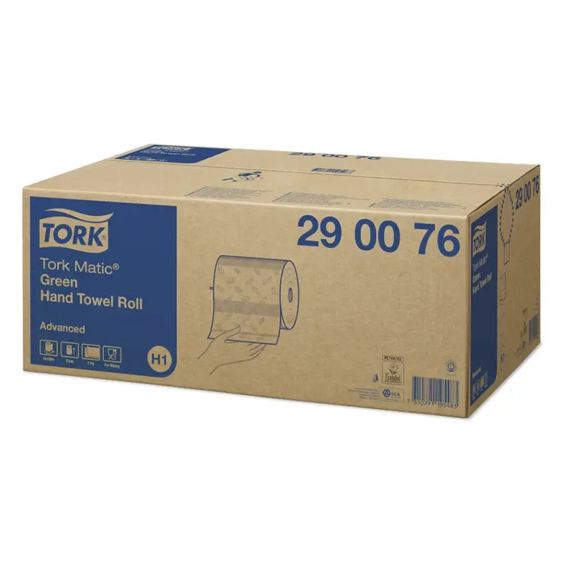 Tork Matic handdoekrol Advanced 2-laags H1 groen