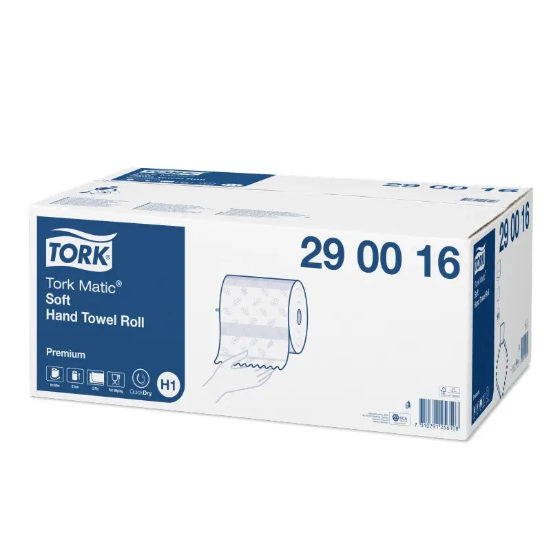 Tork Matic handdoekrol zacht Premium 2-laags H1 wit