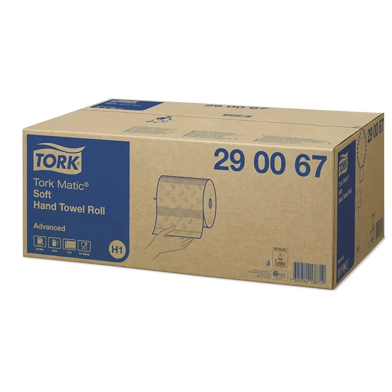 Tork Matic handdoekrol zacht Advanced 2-laags H1 wit