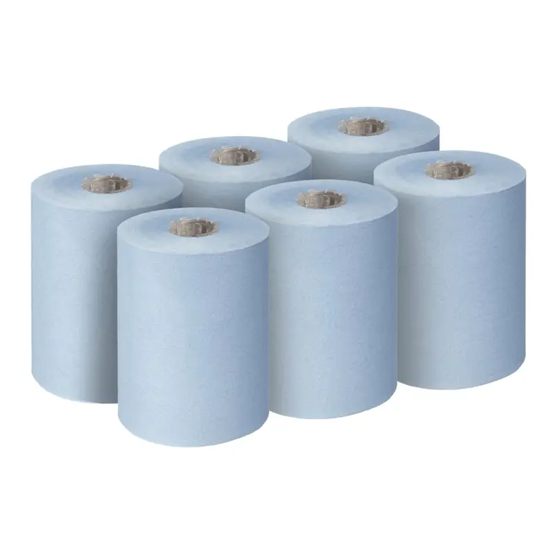Rouleau d'essuie-tout Kimberly-Clark Scott 6696, 1 pli, 190 mètres, bleu