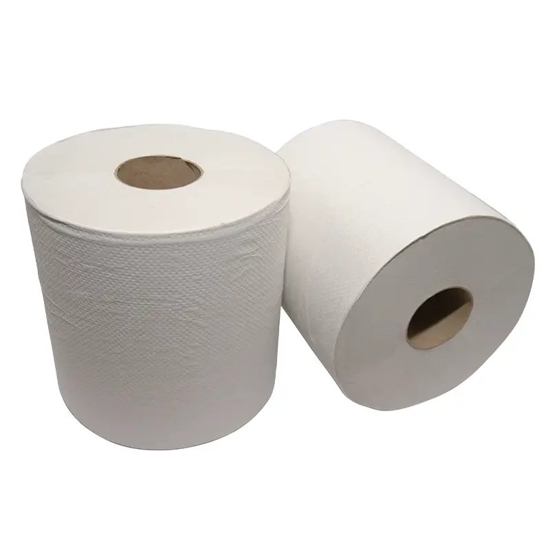 Euro Products poetspapier midi geperforeerd 2-laags recycled 150 meter wit