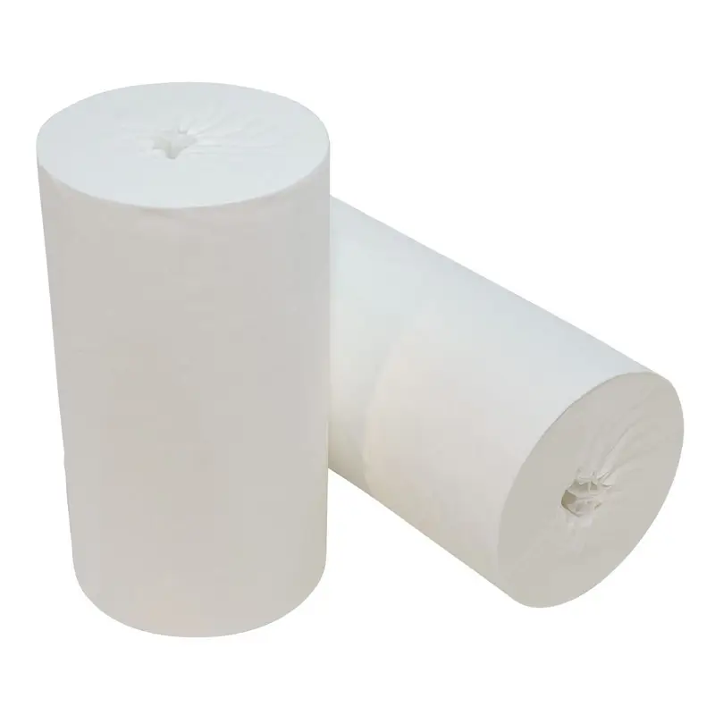 Euro Products poetsrol mini kokerloos cellulose 1-laags 120 meter wit