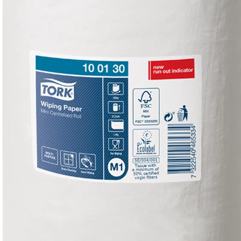 Tork Wiping Mini Centerfeed Advanced 1-ply M1 white