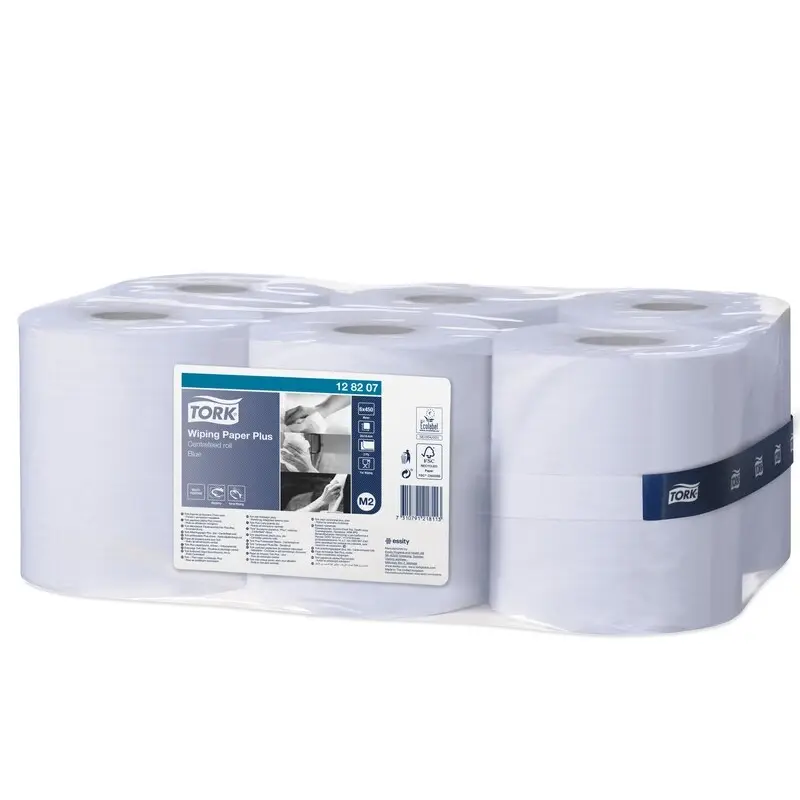 Tork Wiping Plus Centerfeed M2 poetspapier midi 2-laags blauw