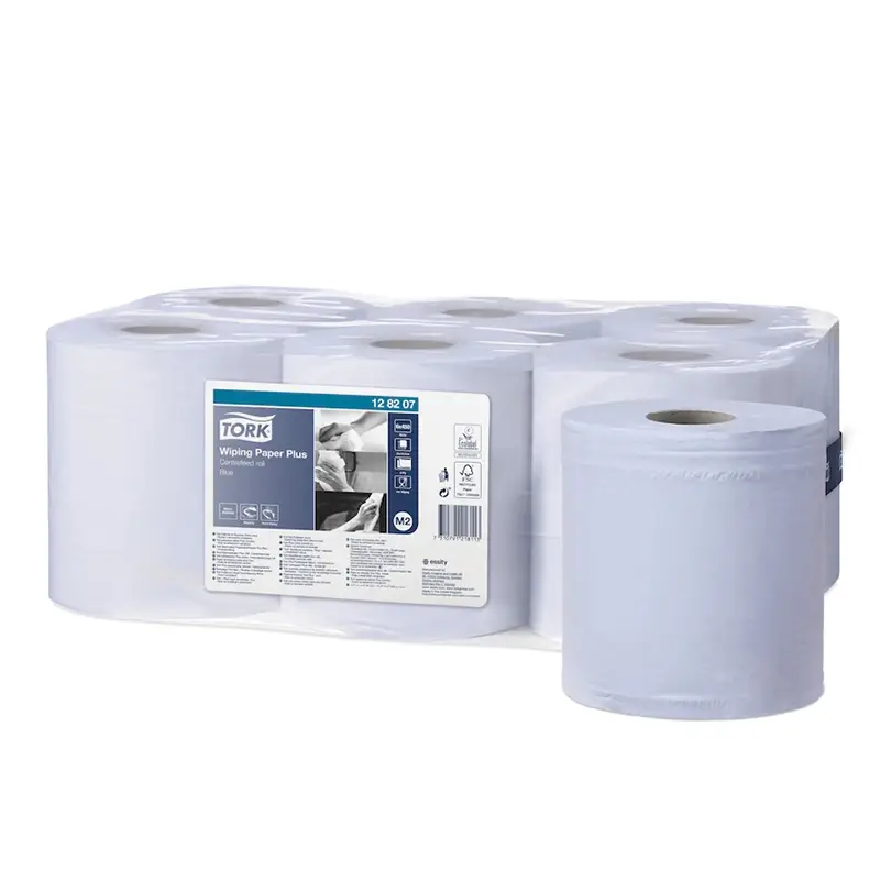 Tork Wiping Plus Centerfeed M2 poetspapier midi 2-laags blauw