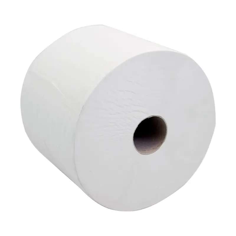 Euro Products cleaning paper industrial roll 1-ply cellulose 1000 meters white