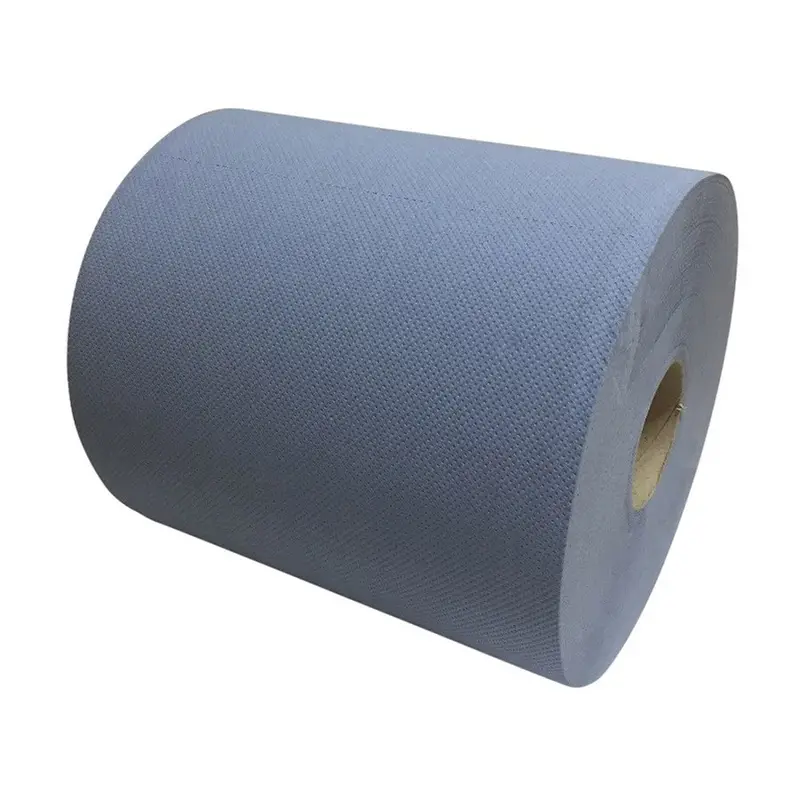 Euro Products industrial cleaning paper roll 2-ply recycled 380 meters blue