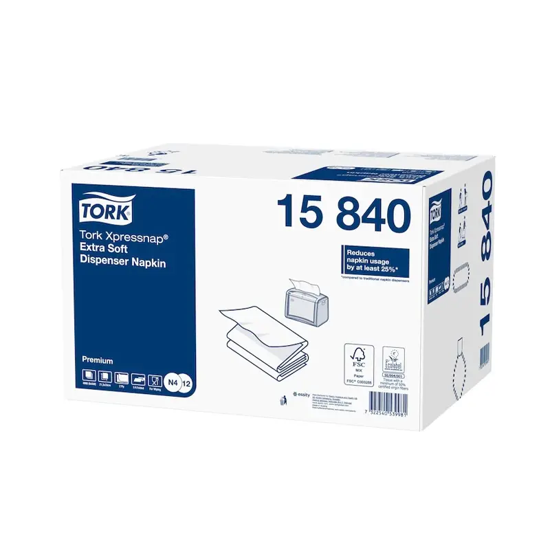 Tork Xpressnap Extra Zacht dispenser servetten 2-laags N4 wit