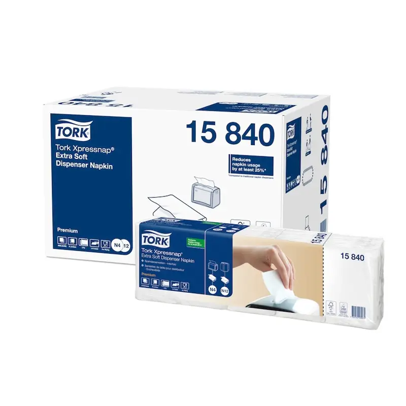 Tork Xpressnap Extra Zacht dispenser servetten 2-laags N4 wit