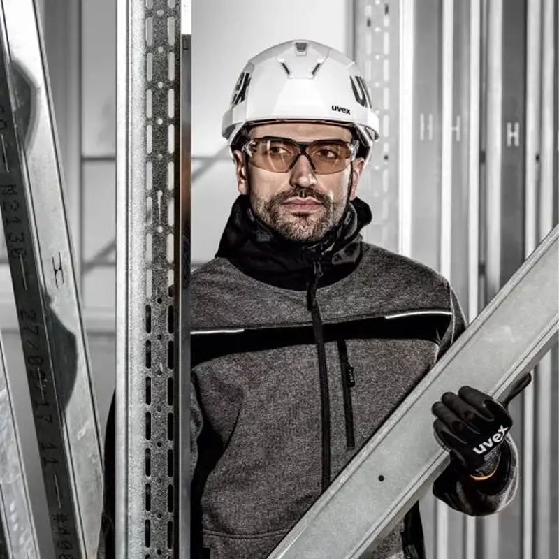 Lunettes de sécurité Uvex Pheos cx2 9198064 en polycarbonate CBR65 marron clair