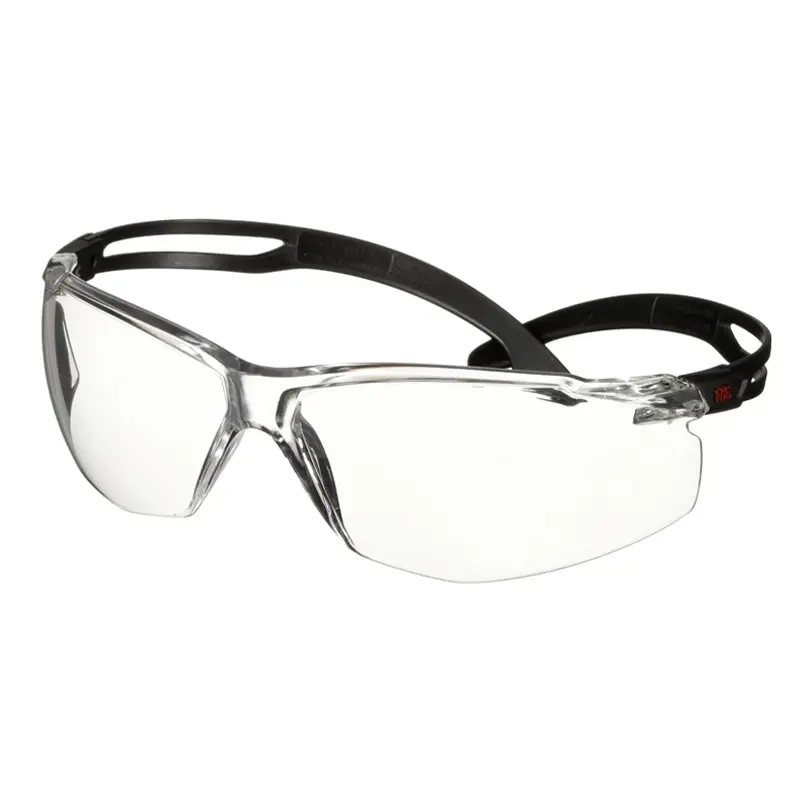 3M SecureFit 500 serie SF501AF-BLK veiligheidsbril polycarbonaat helder